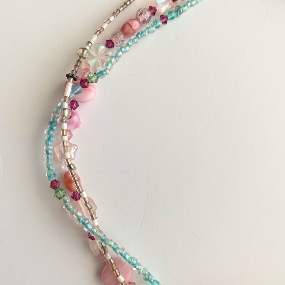 & Turquoise beaded handmade Necklace - Picture 4 of 6